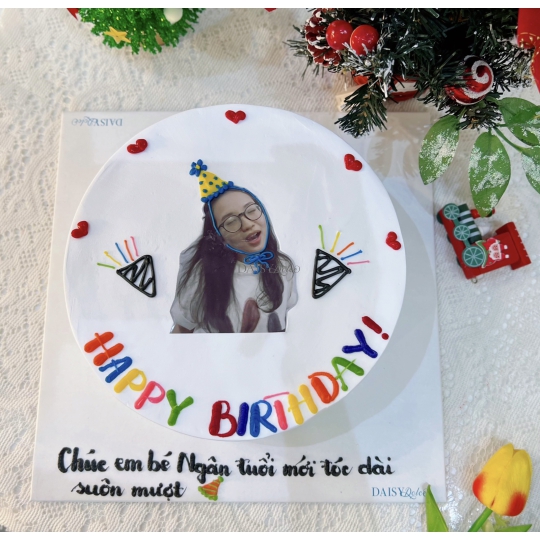 ST212-Bánh In Hình-Ghi Chữ Nhiều Màu - DaisyDolce