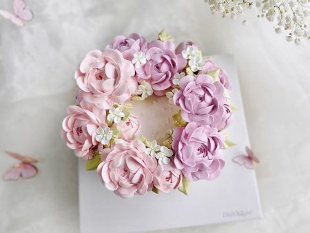 FL174-Bánh Hoa Kem Sữa Tươi