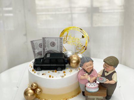 ST652-Bánh Kem Sữa Tươi, Tượng Ông Bà