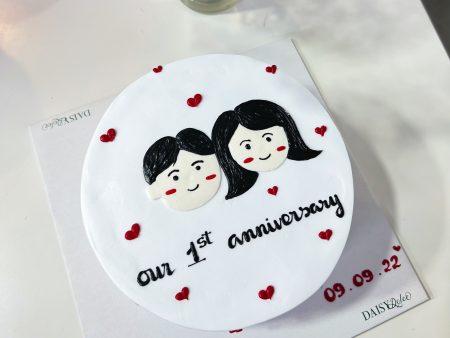 V224-Bánh Vẽ -Bánh Sinh nhật-Nam-Nữ-Bánh Kỉ Niệm