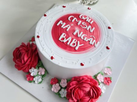 FL3563-Bánh Hoa Kem Sữa Tươi