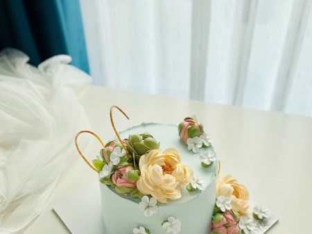 FL3577-Bánh Hoa Kem Sữa Tươi