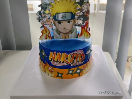 ST6693-Bánh Kem Sữa Tươi, In Hình Naruto