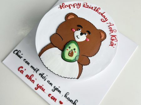 V237-Vẽ Gấu Ôm Bơ