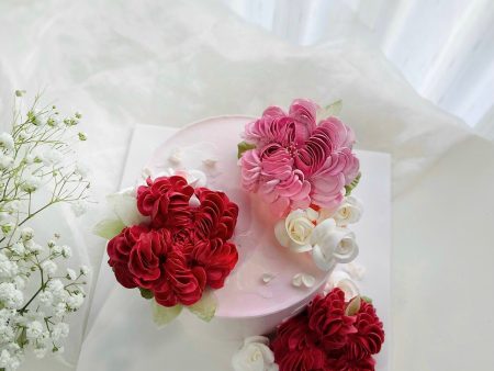 FL3575-Bánh Hoa Kem Sữa Tươi