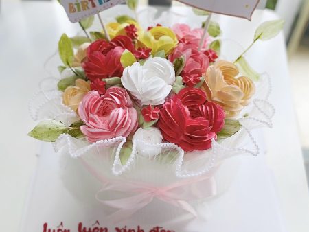 FL3567-Bánh Hoa Kem Sữa Tươi