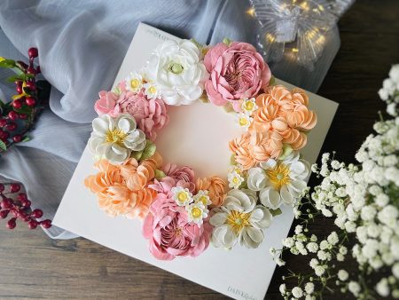 FL3568-Bánh Hoa Kem Sữa Tươi