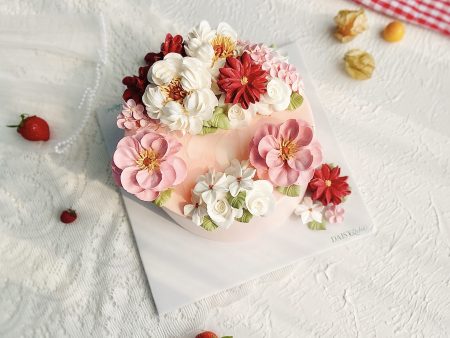 FL3601-Bánh Hoa Kem Sữa Tươi