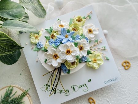 FL3604-Bánh Hoa Kem Sữa Tươi