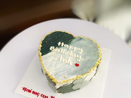 ST6752-Bánh Trái Tim- Quẹt Màu