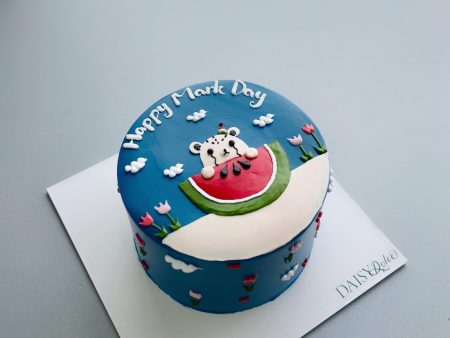 V302-Vẽ Thú Ăn Dưa Hấu