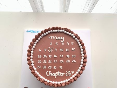 ST6803-Bánh Kem Sữa Tươi-Simple-Ghi Lịch