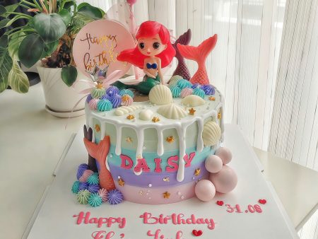 ST6814-Bánh Kem Sữa Tươi-Phụ Kiện Nàng Tiên Cá.