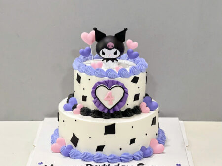 BÁNH 2 TẦNG MINI-KUROMI-MÀU TÍM
