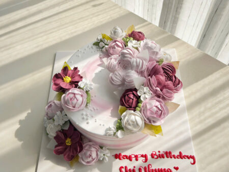 FL3667-Bánh Hoa Kem Sữa Tươi