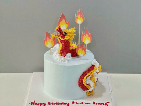 BÁNH TẠO HÌNH RỒNG ĐỎ-LỬA