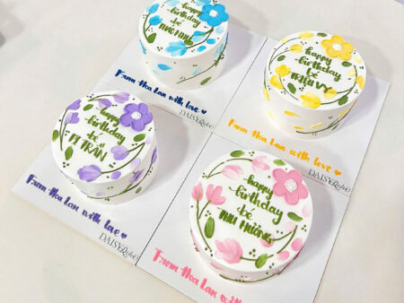 BÁNH VẼ HOA-QUẸT HOA