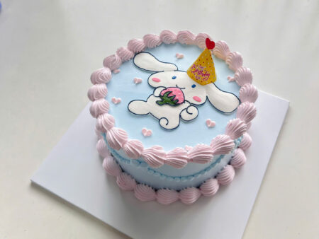 BÁNH VẼ CINNAMOROLL ĐỘI NÓN SINH NHẬT