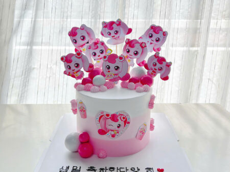 BÁNH TINNIEPINK-IN HÌNH-MÀU HỒNG