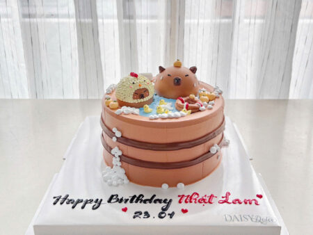 BÁNH TẠO HÌNH CAPYBARA-CHIBI-CHUỘT LANG NƯỚC