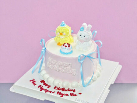 BÁNH TẠO HÌNH THÚ CHIBI-GÀ-THỎ