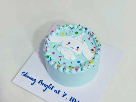 V351-Bánh Vẽ Hình Cinnamoroll (Chó Trắng)