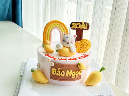 BÁNH TẠO HÌNH MÈO-TRÁI XOÀI-CẦU VỒNG
