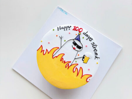 BÁNH CHÚC MỪNG STREAK-THÚ CẦN LY BIA