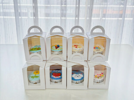 CUP107-BÁNH CUPCAKE-HỘP LẺ