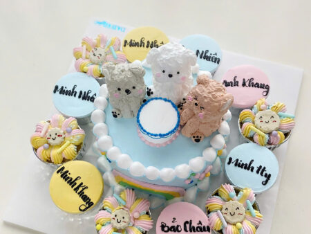 CUP111-BÁNH TẠO HÌNH+12 CUPCAKE