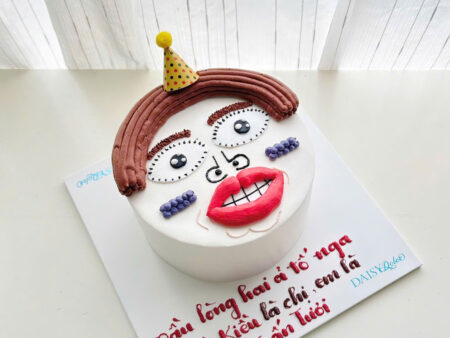 BÁNH VẼ MẶT HÀI HƯỚC-TROLL-BỰA