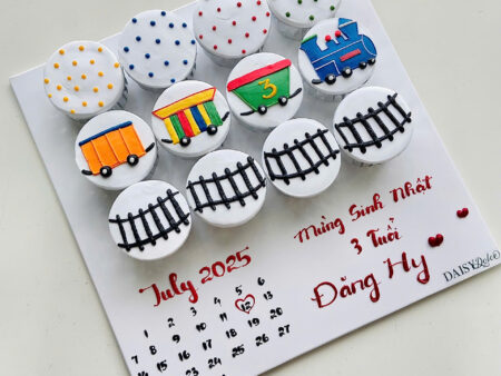 CUP116-CUPCAKE VẼ TÀU LỬA