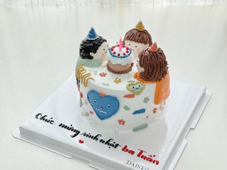 BÁNH TẠO HÌNH 3 NGƯỜI