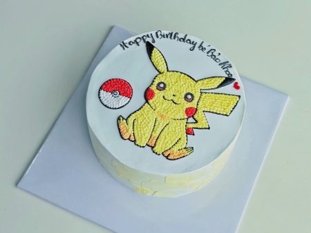 BÁNH VẼ PIKACHU-POKEMON