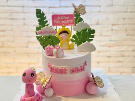 BÁNH CHỦ ĐỀ RẮN-MÀU HỒNG
