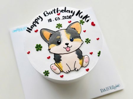 BÁNH VẼ CHÓ CORGI