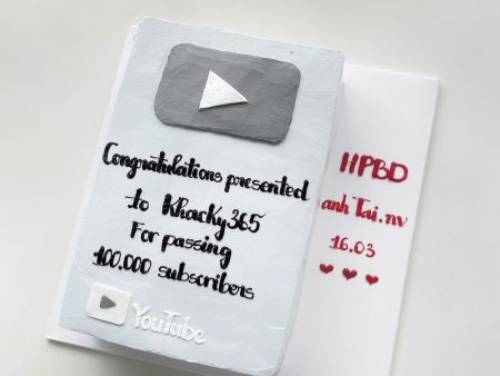 BÁNH TẠO HÌNH NÚT BẠC YOUTUBE