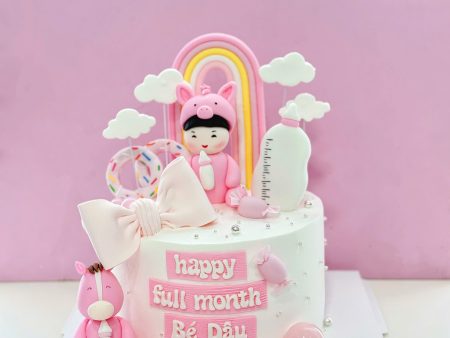 BÁNH GUM NẶN BÉ NGỰA-MÀU HỒNG